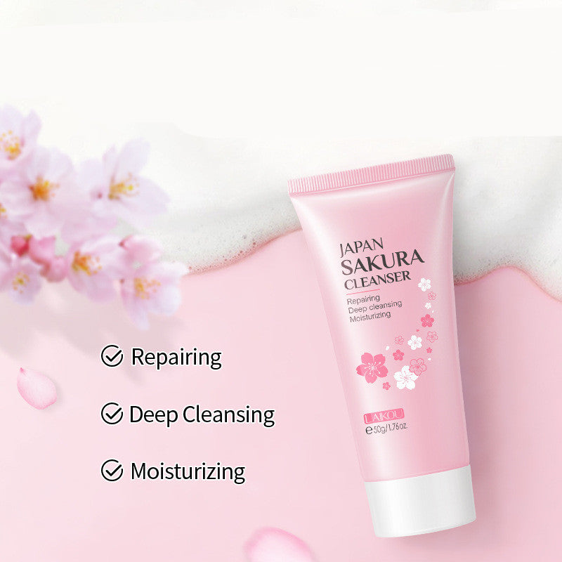 SAKURA Crème nettoyer les pores et nettoyer le visage et hydrater la peau,