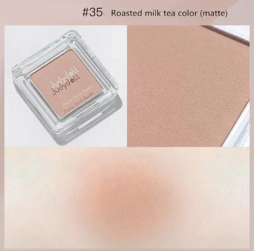 New Texture! Judydoll Cream Blush Silky Monochrome Blush Nude Makeup Apricot Roasted Natural Brighten Skin Tone Makeup Palette