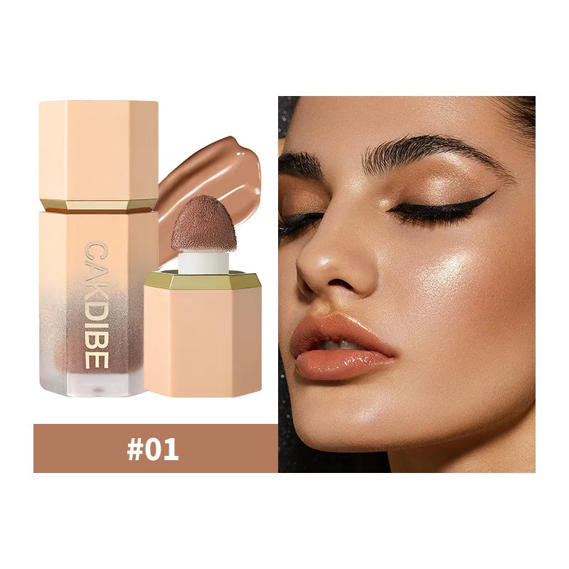 Waterproof Contouring Full Coverage Concealing Liquid V-face Shaping Contour Foundation Cream for Face Makeup Cosmetics