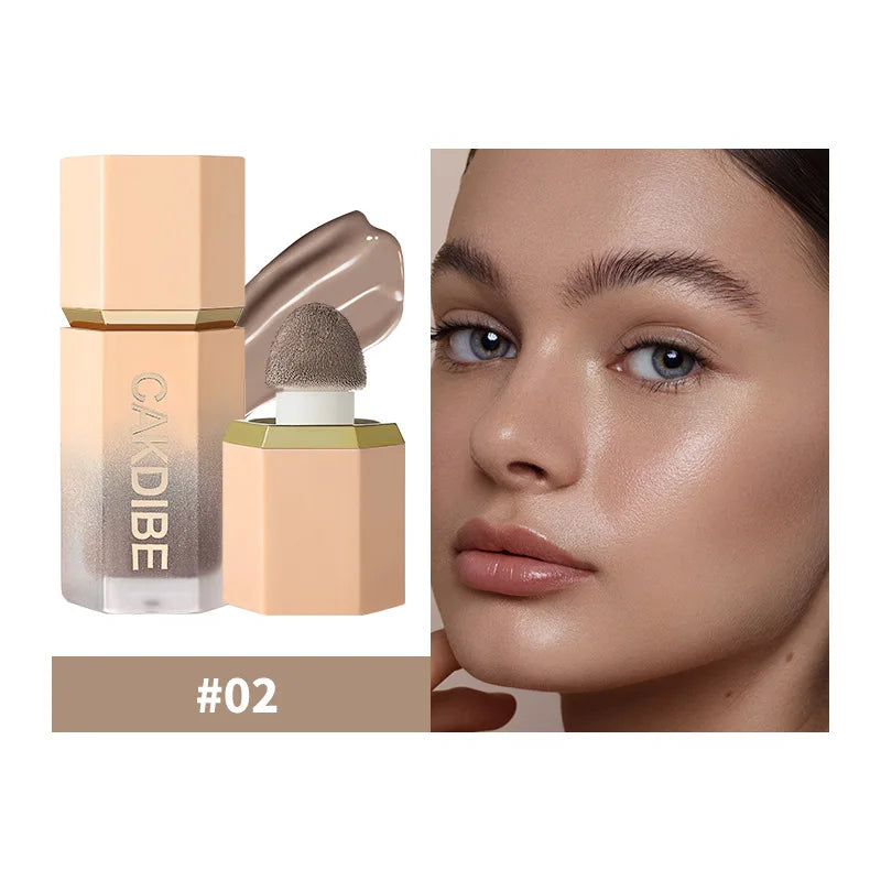 Waterproof Contouring Full Coverage Concealing Liquid V-face Shaping Contour Foundation Cream for Face Makeup Cosmetics