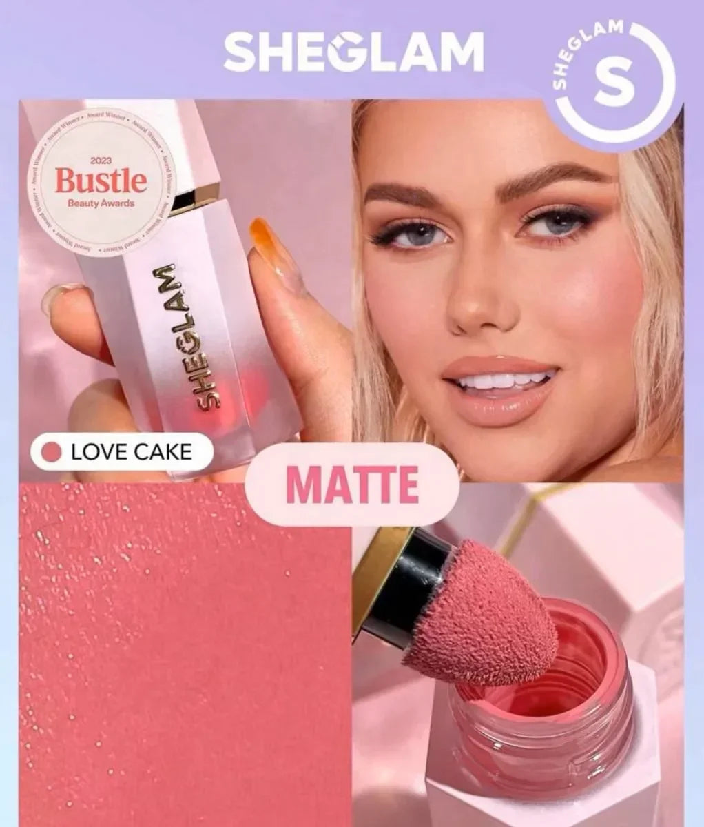 SEGHLAM Blush liquide 11 couleurs avec embout pinceau doux, léger, polyvalent, blush pour les joues