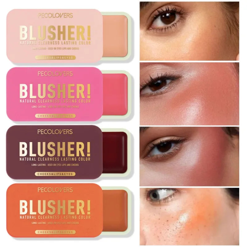 Stick de blush lisse – Teinte naturellement saturée, longue tenue et waterproof.