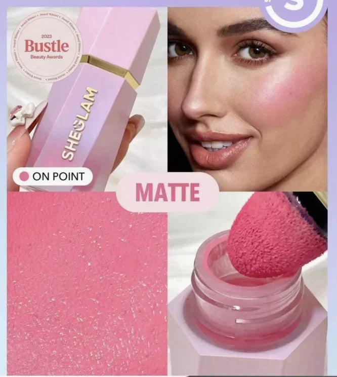 SEGHLAM Blush liquide 11 couleurs avec embout pinceau doux, léger, polyvalent, blush pour les joues