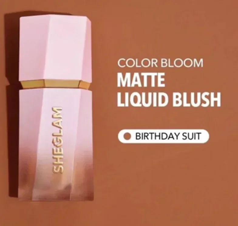 SEGHLAM Blush liquide 11 couleurs avec embout pinceau doux, léger, polyvalent, blush pour les joues