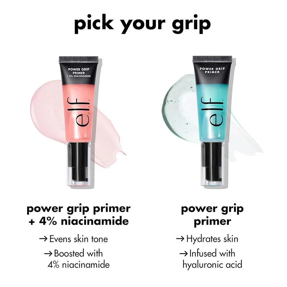 Elf Power Grip Primer Gel-base Hydratant pour le visage Pour un maquillage raffermissant, Texture légère, Beauté.