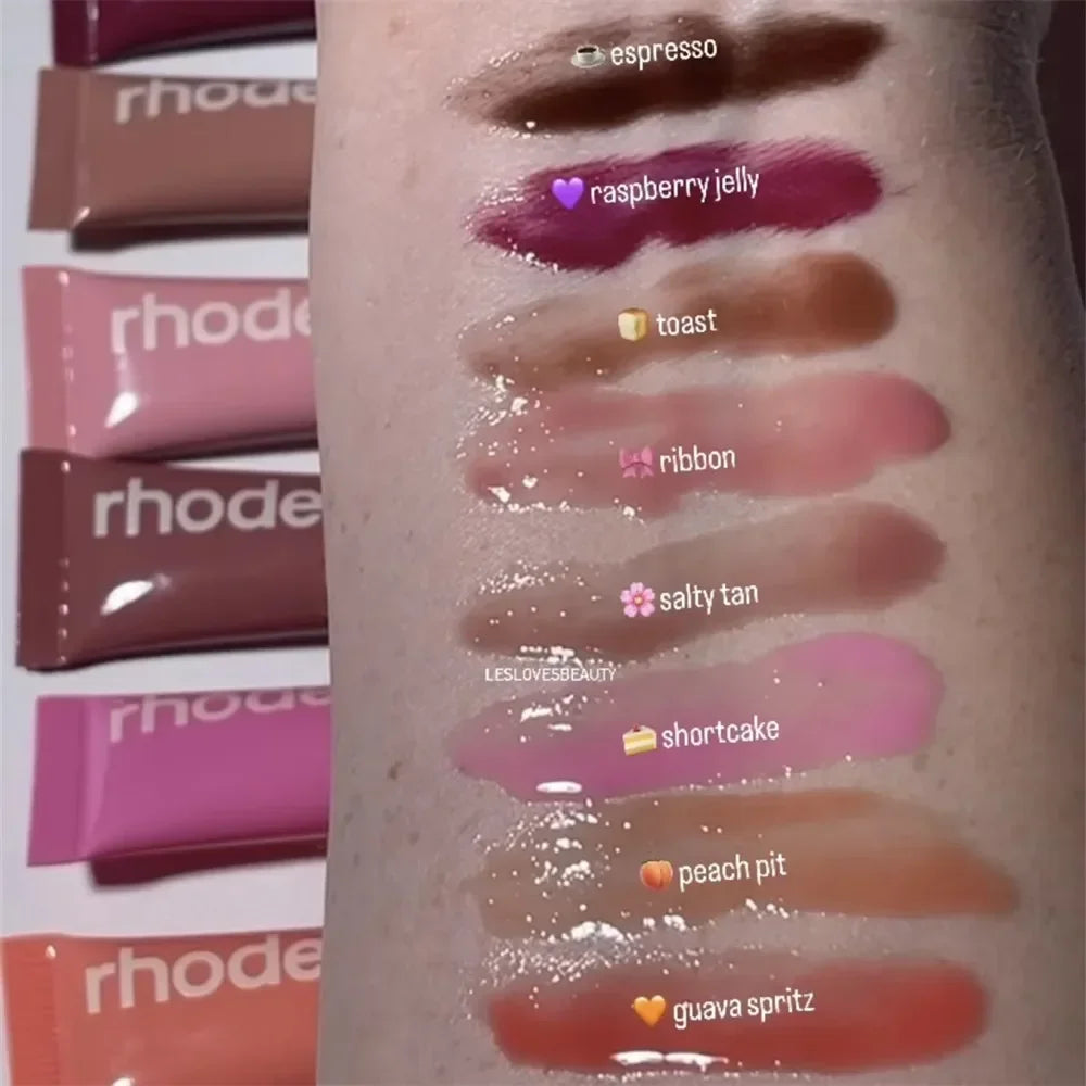 Nouveau gloss à lèvres Rhode Makeup, repulpant, hydratant, rouge à lèvres hydratant, soin des lèvres transparent, rouge à lèvres teinté