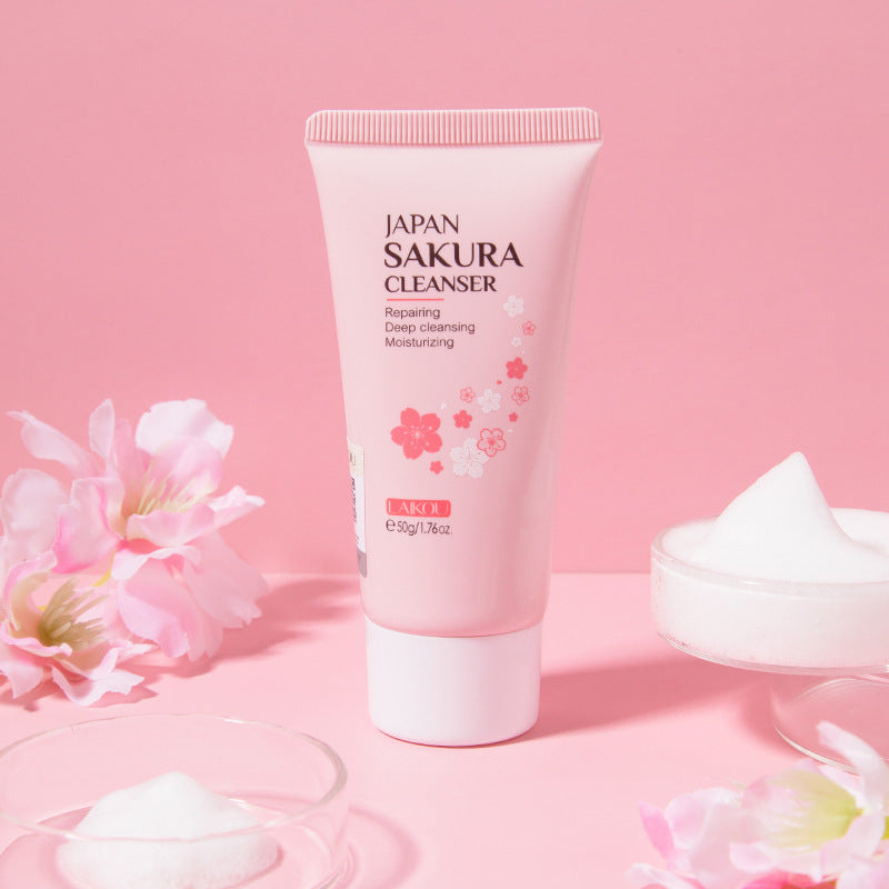 SAKURA Crème nettoyer les pores et nettoyer le visage et hydrater la peau,