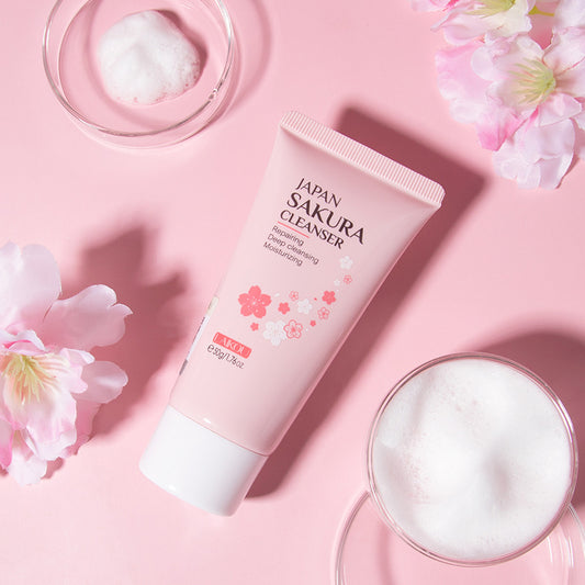 SAKURA Crème nettoyer les pores et nettoyer le visage et hydrater la peau,